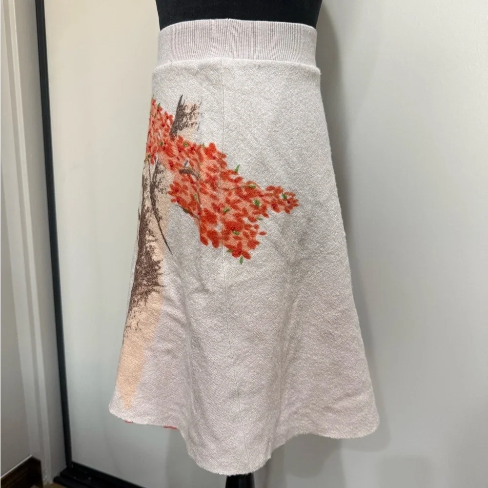 Anthropologie Cozy Sleeping on Snow Sakura Sweater Skirt - Picture 3 of 6
